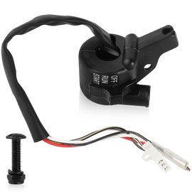 QAZAKY Throttle Housing Switch Start Compatible with Yamaha PY50 PW50 Peewee Y-Zinger PW PY 50 Yzinger Pit Dirt Kids Bike Motorcycle Off/Run/Start