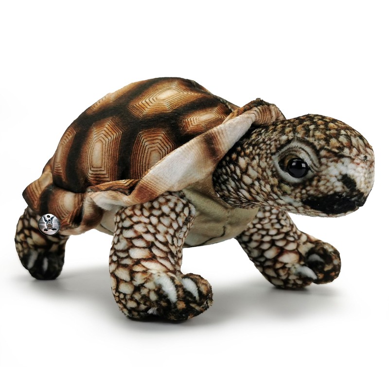 Schildkröte Landschildkröte braun Plüschtier Kuscheltier Plüschschildkröte Daphne