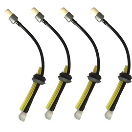 4 Pieces 3-Hole Fuel Lines Fuel Filter Set Grass Trimmer Replace Fuel Line Lawn Mower Accessories for Garden, Home
