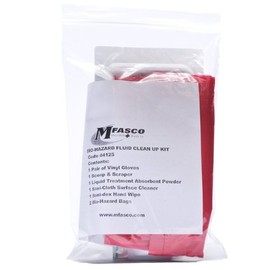 Biohazard Clean Up Kit with Non Chlorinated Absorbent