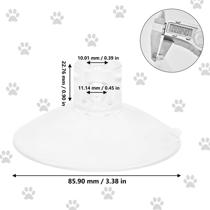 4 Pcs Thick Suction Cup Cat Perches - Classic Style