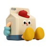 Milk Box Night Lamp Rechargeable LED Night Light Timing Bedside