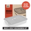 Chef Pomodoro Pizza Dough Proofing Box, 14 x 11-Inch, Pizza