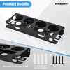 WODHMIEY Spray Bottle Storage Rack with Angle Grinder Holder, with