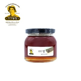 Gaga Farm Glass Bottle Natural Night Honey 180g / 가가농장유리병 천연 밤꿀 180g
