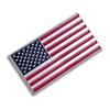 Patriot Accessories Red and Blue American Flag Metal Decal Auto