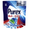 Purex 4-in-1 + OXI Laundry Detergent Pacs, Fresh Morning Burst,