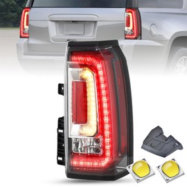 JSBOYAT LED Tail Light Fits for 2015-2020 GMC Yukon/Youkon XL Outer Rear Taillight Assembly with Bulbs OE Direct Replacement Brake Tail Lamp RH (Right Passenger Side)