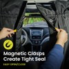 LUNO Car Privacy Curtain Divider - Universal Fit for Most