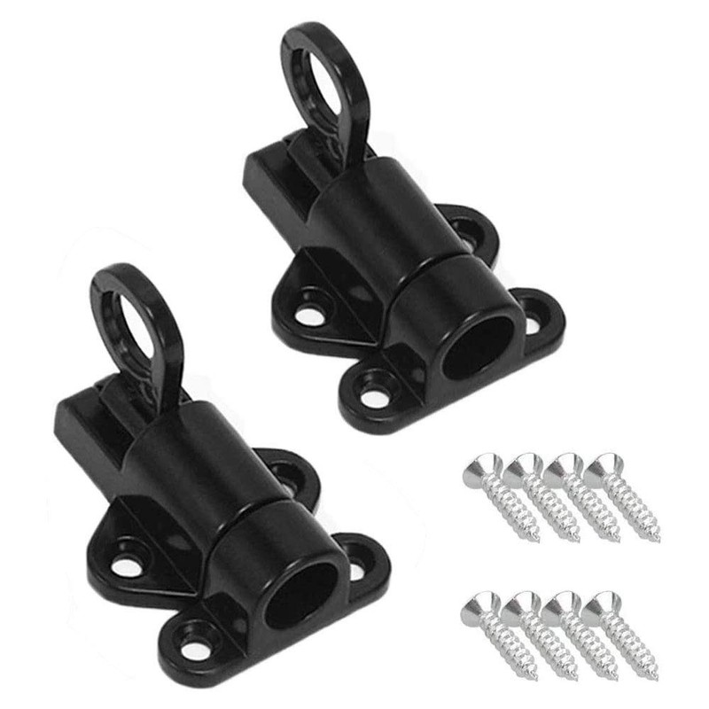 Bhina Pack of 2 automatic locking door latch, spring lock,