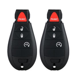 Kilessgo Fits for Dodge Ram 1500 Classic 2016 2017 2018 2019 Key Fob GQ4-53T 433MHz 46 4 Buttons(Set of 2)