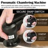 Pneumatic Chamfering Machine, 2-in-1 Mini Air Chamfering Tool, Pneumatic Chamfering