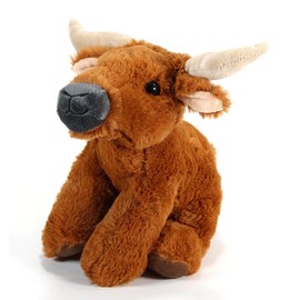 The Petting Zoo Longhorn Stuffed Animal Plushie, Gifts for Kids, Wild Onez Wildlife Animals, Longhorn Plush Toy 9 inches