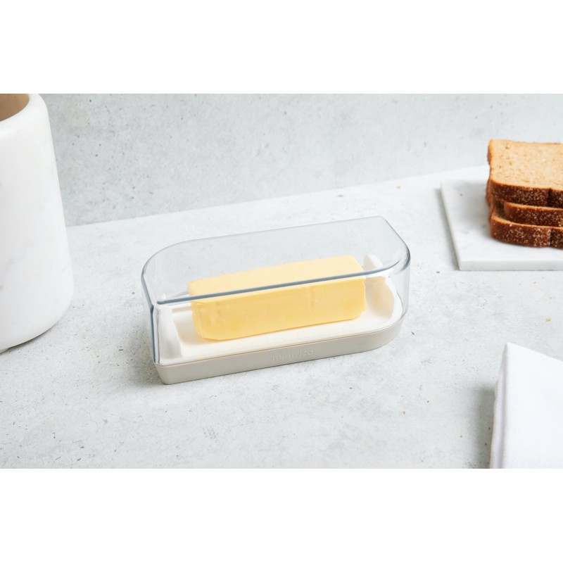 Mintrico Butter Dish with clear lid cover air tight dishwasher