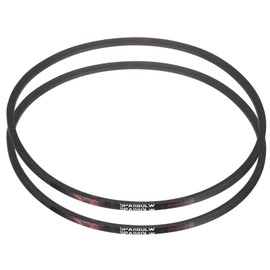 sourcing map 2 Pcs SPA1180 Drive Wedge Belt V-Belt, 1180mm Pitch Girth Narrow Wedge V-Belt Industrial Power Rubber Transmission Belt for Power Transmission Systems in Multiple Industries