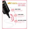 4 in 1 Upgrade 3D Gel Nail Gold Chrome Nail