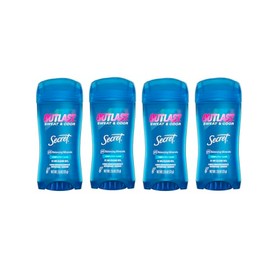 Secret Outlast Desodorante Antitranspirante Gel Transparente Mujeres Completamente Limpio Onzas Paquete