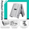 Gisafai 8 Pcs Steel Saw Horse Brackets Galvanized Metal Sawhorse