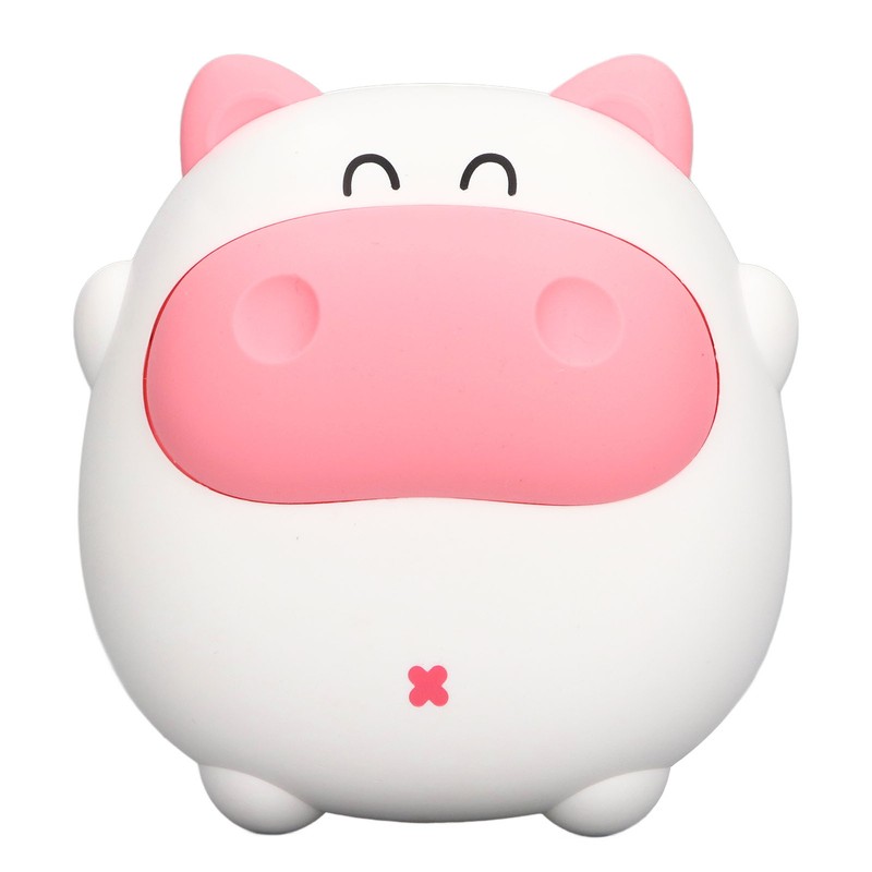Hand Warmer Cartoon Pig Shape 2 Levels Temperature Adjustment USB