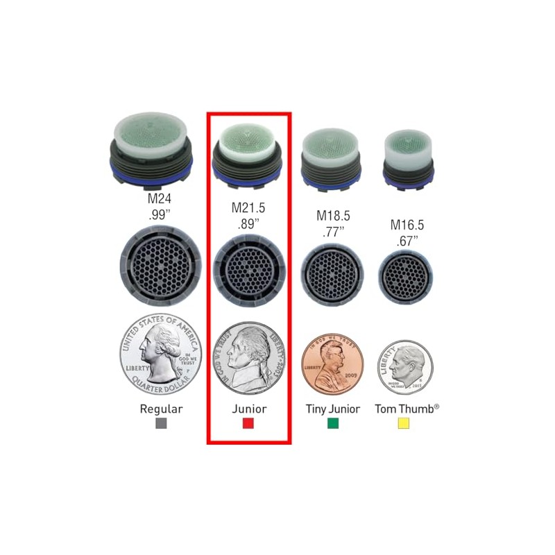 Common Parts Compatible Delta Faucet Kitchen Aerators Aerated Flow Replacement