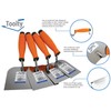 Toolty Stainless Steel Margin Trowel, Wall Putty Trowel, Plastering Trowel,
