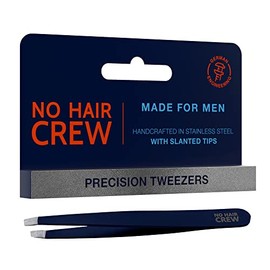 NO HAIR CREW Precision tweezers for men, hand polished in Germany from stainless steel.