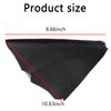 SSNNUU Car Shift Boot,Carbon Fibre Leather Gear Shift Cover for