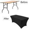 Namvo Stretch Tablecloth 48 Inch Rectangle Spandex 4 Way Tight