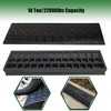 TECHTONGDA Rubber Curb Ramp, Heavy Duty 22000lbs (10 Ton) Weight