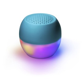 Boompods Portable Mini Bluetooth Speaker with Lights - Sustainable Soundflare, Loud Wireless Outdoor Party Speakers, IPX6 Waterproof Shower Speaker