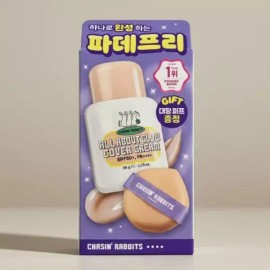 Chasing Rabbit 파데프리 톤업선크림 체이싱래빗 올어바웃글로우 커버크림 35g기획 대왕퍼프 471621 [대왕퍼프 기획] Padefree Tone-Up Sunscreen Chasing Rabbit All About Glow Cover Cream 35g Special Edition Giant Puff 471621 [Giant Puff Special Edition]
