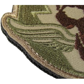 Velcro Patch Metal Gear OUTER HEAVEN Skull Skull (Mud)