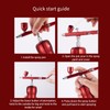 Auto Cordless Airbrush Kit Rechargeable Handheld 17.4psi Compressor for Nails
