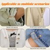 Paquete de 4 clips magnéticos multifunción para ropa, botones magnéticos