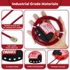 TAEGIQI 2 Pack Lockout Tagout Cable Lock,7.9ft Adjustable Cable Lock,Steel