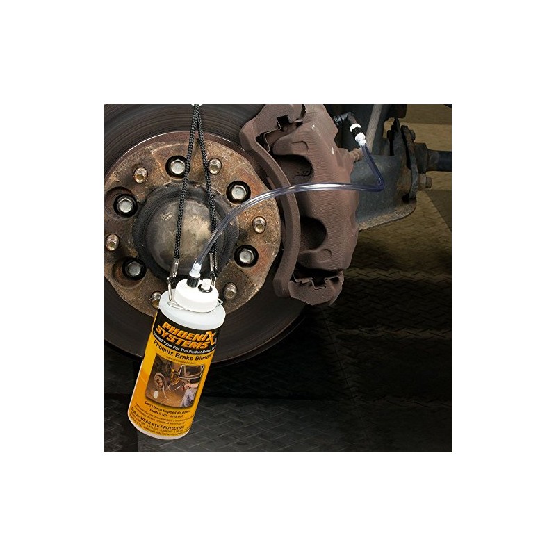 Phoenix Systems 7002-B One-Man Brake Bleeder Capture Bottle with Quick