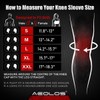 Knee Sleeves (1 Pair)，7mm Compression Knee Braces for Heavy-Lifting,Squats,Gym and