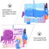 KONTONTY Educational Baby Plaything Soft Fabric Book 3D Ocean Animals