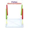 Kit 4 Mesas Didáctica Infantil Con Portavasos Mesa De Juegos