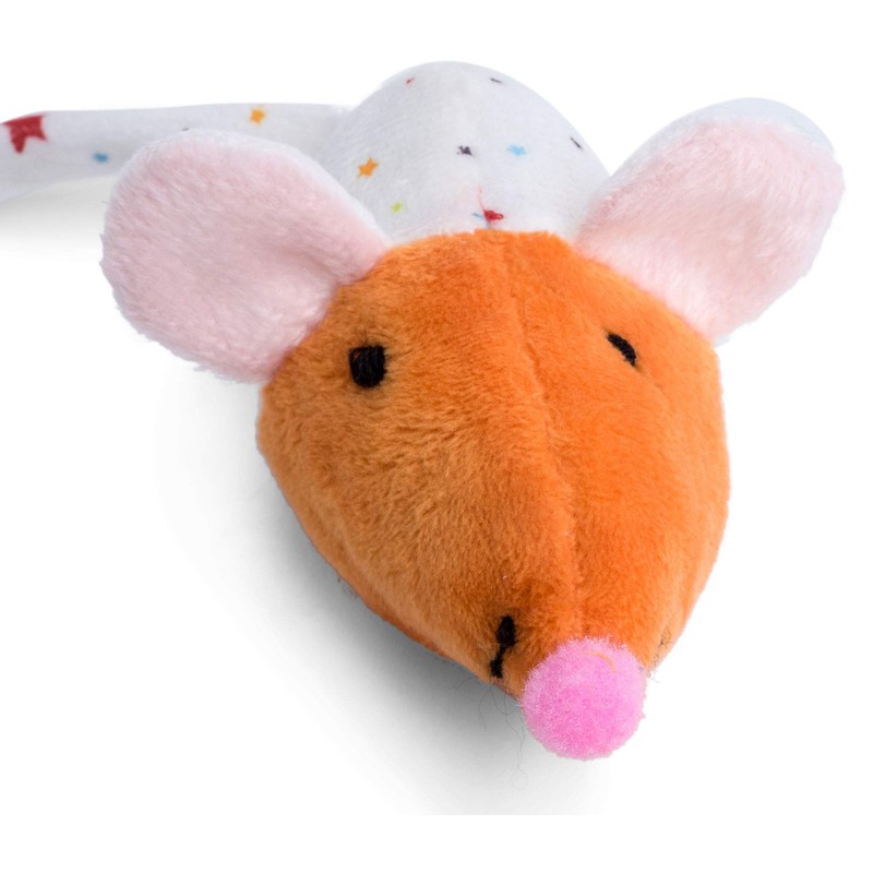 Petface (Little Petface) Bell Mouse Face Kitten Cat Toy (One