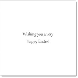 doodlecards Pack of 10 Easter Cards Happy Easter Egg Pattern. Printed in UK, Premium Quality & 100% Recyclable.