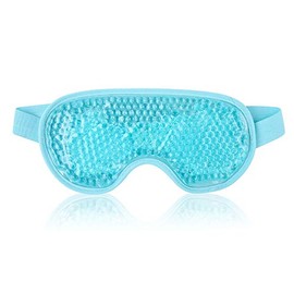 Shoonlo Antifaz de Gel para Ojos Reutilizable, Mascara para Ojos para Ojos Hinchados/Ojeras/Migraña/Alivio del Estrés, Compresas de Gel Frio Caliente con Respaldo de Felpa Suave, Antifaz Dormir Gel…