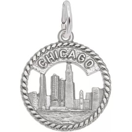 Rembrandt Sterling Silver Chicago Skyline Charm by Rembrandt