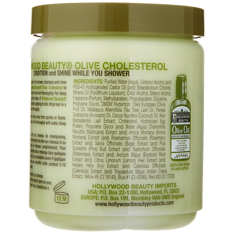 Hollywood Beauty Olive Cholesterol 20 oz