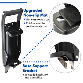 Can Crushers for Recycling, Aluminum Can Crusher for 16oz & 12oz Soda & Beer Can, Wall Mounted Can Smasher with Gloves
