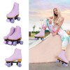 SilverTree Roller Skates for Women and Girls PU Leather High-top