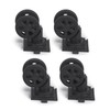 VOOWO 4 Pcs Detachable Replacement Wheels for Rolling Duffle Bag,