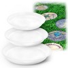 U0U 3 Size Round Stepping Stone Mold,10" 11.4" 12.6" Cement