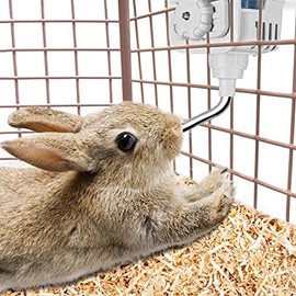 Vannon Top Fill Small Animal Water Bottles for Crate No Drip BPA Free Water Dispenser for Rabbit, Chinchilla, Ferret, Guinea Pigs and Small Dogs [2021 Upgrade Version]