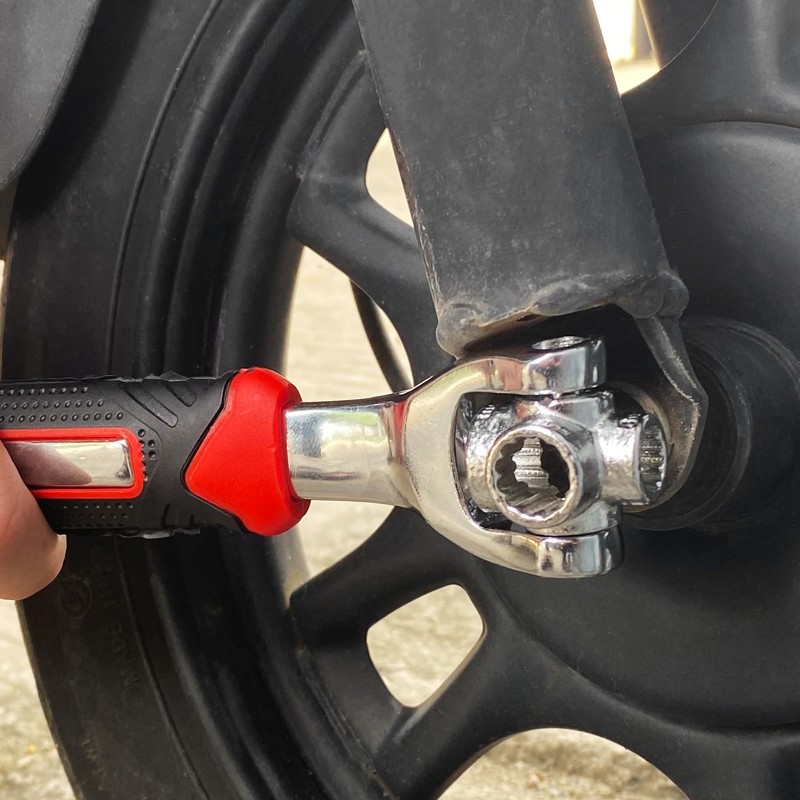 Chiluxendo Socket Spanner, 48 in 1 Multifunctional Spanner Rotating Head,